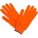 Guantes polares en varios colores naranja