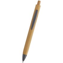 Bolígrafo Fisher bambú triangular clip azul