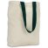 Bolsa algodón asas en vivos colores 200 g/m2 Verde oscuro