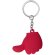 Llaveros originales de pvc de color rojo