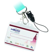 Identificador de pvc para lanyard personalizado Identificador de pvc para lanyard personalizado