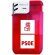 Mechero personlizado Vogue recargable con sistema piezoeléctrico azul verde personalizado rojo