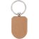 Llavero de madera en forma de escudo