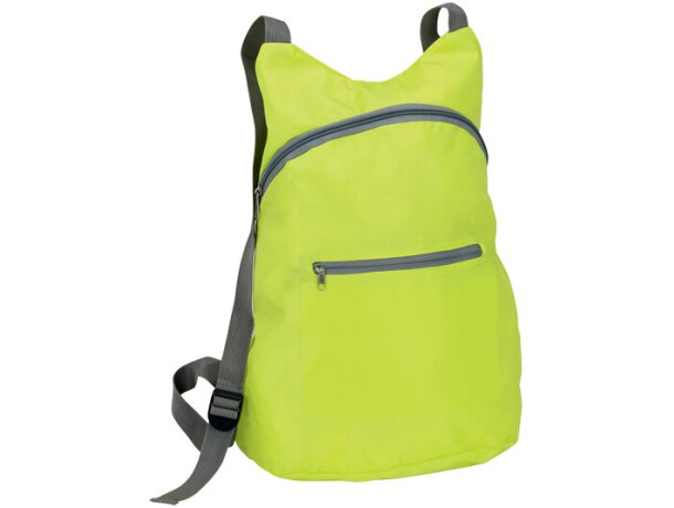 Mochila kids publicitaria Plexi plegable 190T esquinas reforzadas compacta