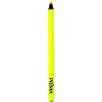 Lápiz fluorescente con punta negra amarillo personalizado