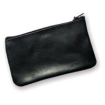 Monedero Polipiel cremallera personalizado marron Monedero Polipiel cremallera personalizado marron