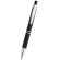 Bolígrafo original aluminio reciclado gomoso Netter Negro