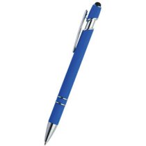 Bolígrafo gomoso publicitario antideslizante soft-touch 15cm