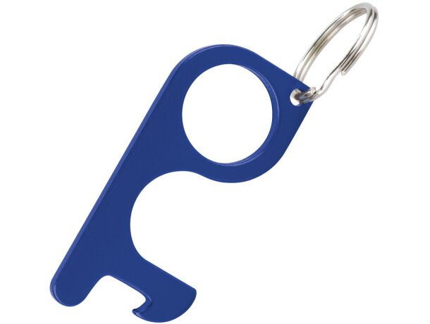 Llavero met&aacute;lico para personalizar anti touch en variados colores