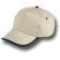 Gorra de béisbol para merchandising con ribete en visera en algodón Border Arena