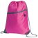 Mochila de cuerdas publicitaria poliéster Crossy Fucsia