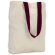 Bolsa algodón asas en vivos colores 200 g/m2 Burdeos