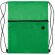 Mochila saco con bolsillo frontal de poliéster 420D Vairon Verde