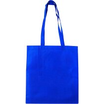 Bolsa de la compra de no tejido grabada azul Bolsa de la compra de no tejido grabada azul