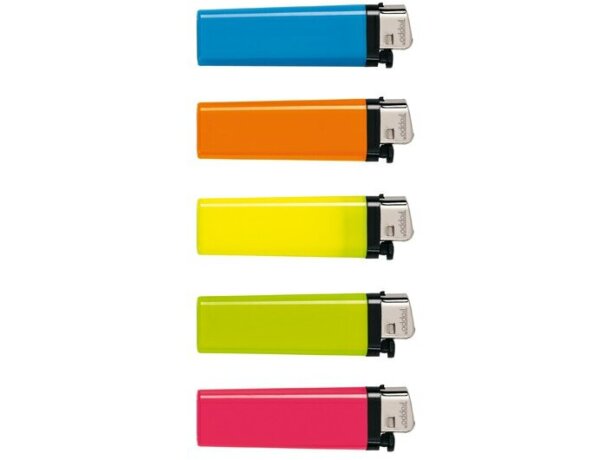 Mechero de piedra colores fluor personalizado