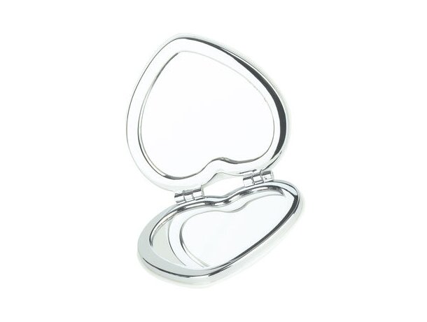 Espejos para boda en forma de corazón Ketal 7,1 x 6,5 cm en blanco