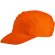 Gorra de poliester con 3 paneles personalizada naranja