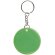 Llaveros originales redondo reflectante pvc Verde