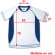Camiseta deportiva unisex de poliéster 145 g/m2 Arabia Marino