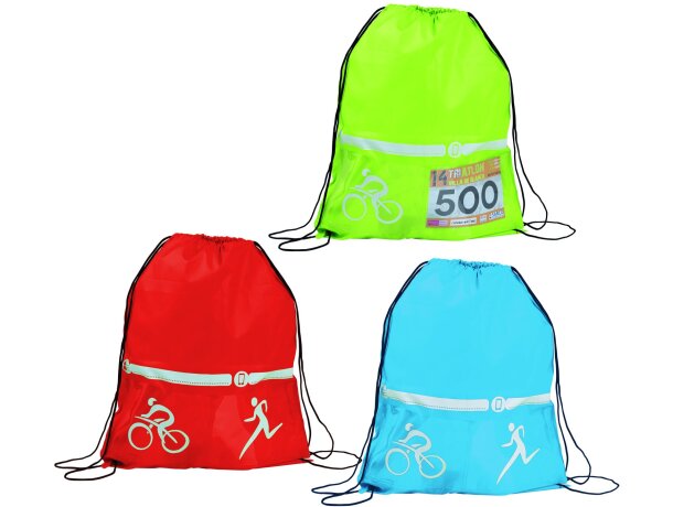 Mochila con cuerdas para triatlón