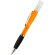 Bolígrafos originales plástico con spray tinta azul Naranja