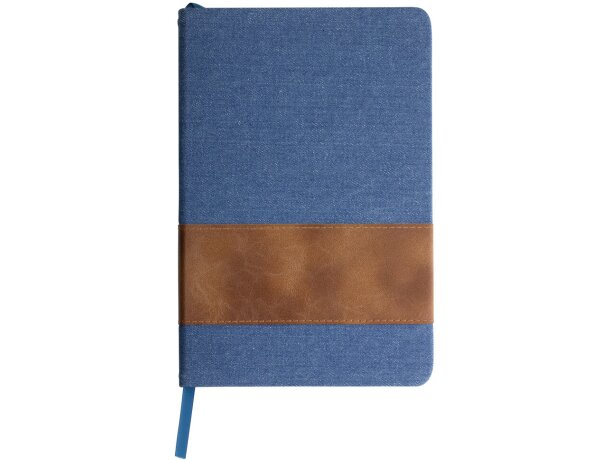 Bloc Loisy A5 denim azul personalizado tapa suave