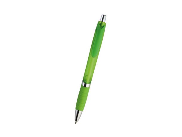Bolígrafo BRAXI Cuerpo Frost personalizado verde
