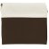 Monedero serigrafiado bicolor de poliester Cliback Marron