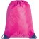 Mochila de cuerdas esquinas reforzadas poliester 210D Play Fucsia