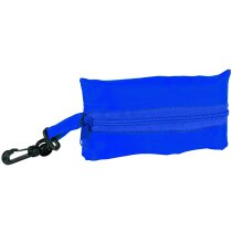 Bolsa plegable de poliéster 190t personalizada azul Bolsa plegable de poliéster 190t personalizada azul