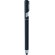 Bolígrafo con 4 funciones en color metalizado negro