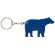 Llaveros mascotas con forma de oso en aluminio Bear Azul Royal