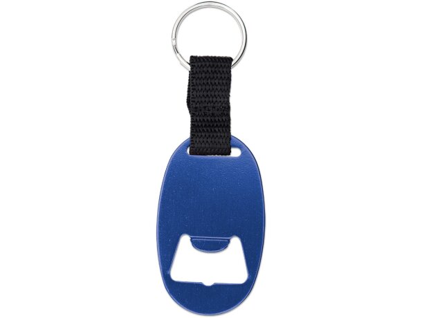 Llavero abridor en metal de variados colores con correa