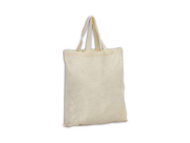 Bolsa algodón natural 110gr asas cortas Cotty