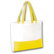 Bolsa de playa personalizada non-woven multicolor fuelle amplio