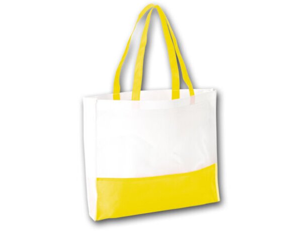 Bolsa de playa personalizada non-woven multicolor fuelle amplio