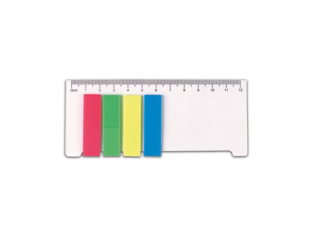 Regla Punka translúcida 12 cm con personalización