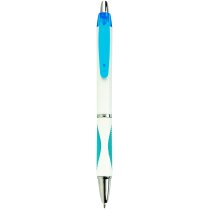 Bolígrafo de plástico blanco ergonómico personalizado Bolígrafo de plástico blanco ergonómico personalizado