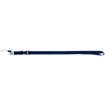 Lanyard de poliéster con enganche de móvil barato azul Lanyard de poliéster con enganche de móvil barato azul