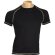 Camiseta técnica cuello redondo poliéster 145 g/m2 Cubik Negro