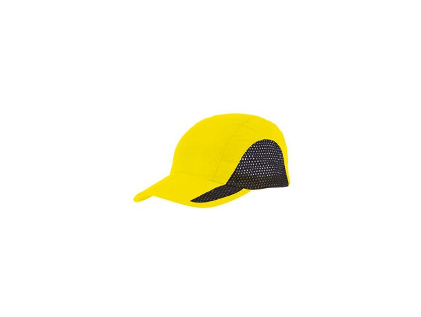 Gorras running con redecilla microfibra