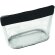Neceser transparente con detalle a color personalizado negro