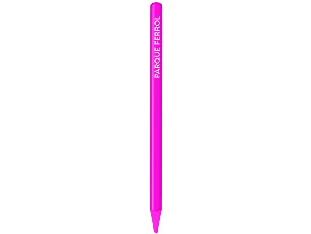 Lápiz grafito fluorescente BALKY personalizado rosa