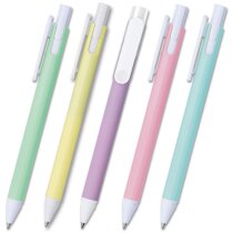 Bolígrafos Dubit abs antibacteriano en 5 colores pastel surtidos