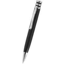 Bolígrafo Metálico Triplex Color Negro Term. Cromados