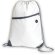 Mochila de cuerdas publicitaria poliéster Crossy Blanco