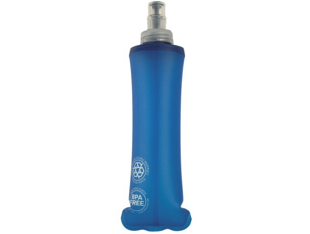 Bidón TPU plegable azul 250ml boquilla succión