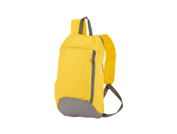 Mochila infantil con logo de poliéster con bolsillo frontal