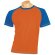Camiseta técnica cuello redondo unisex poliéster 145 g/m2 London Naranja