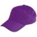Gorras de béisbol de algodón Basic Morado
